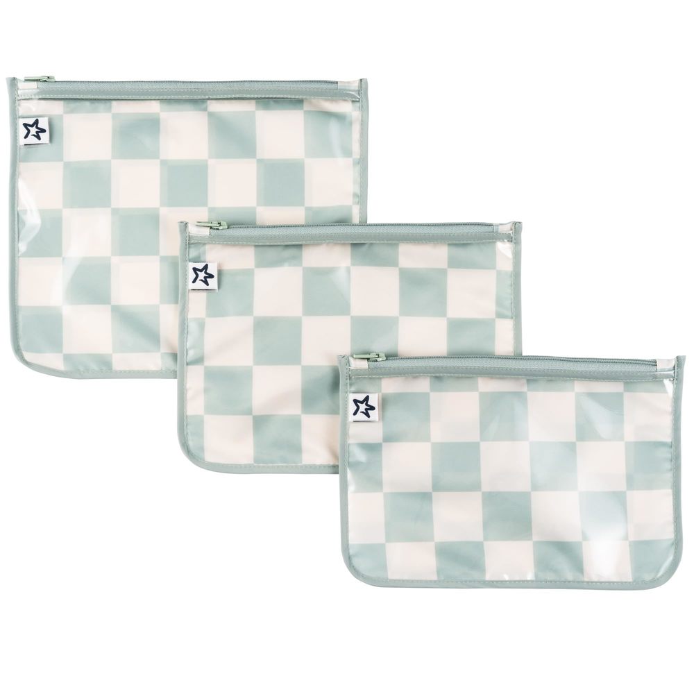 Mess-proof Travel Bags, Airline Compliant, Zipper Closure, Clear Front Pouch,😃
